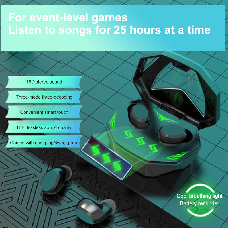MD518 TWS Earphones with Charging Box Wireless Headphone Bluetooth Stereo Sports Earbuds Gaming Headsets with Microphone MD518 TWS Earphones with Charging Box Wireless Headphone Bluetooth Stereo Sports Earbuds Gaming Headsets with Microphone